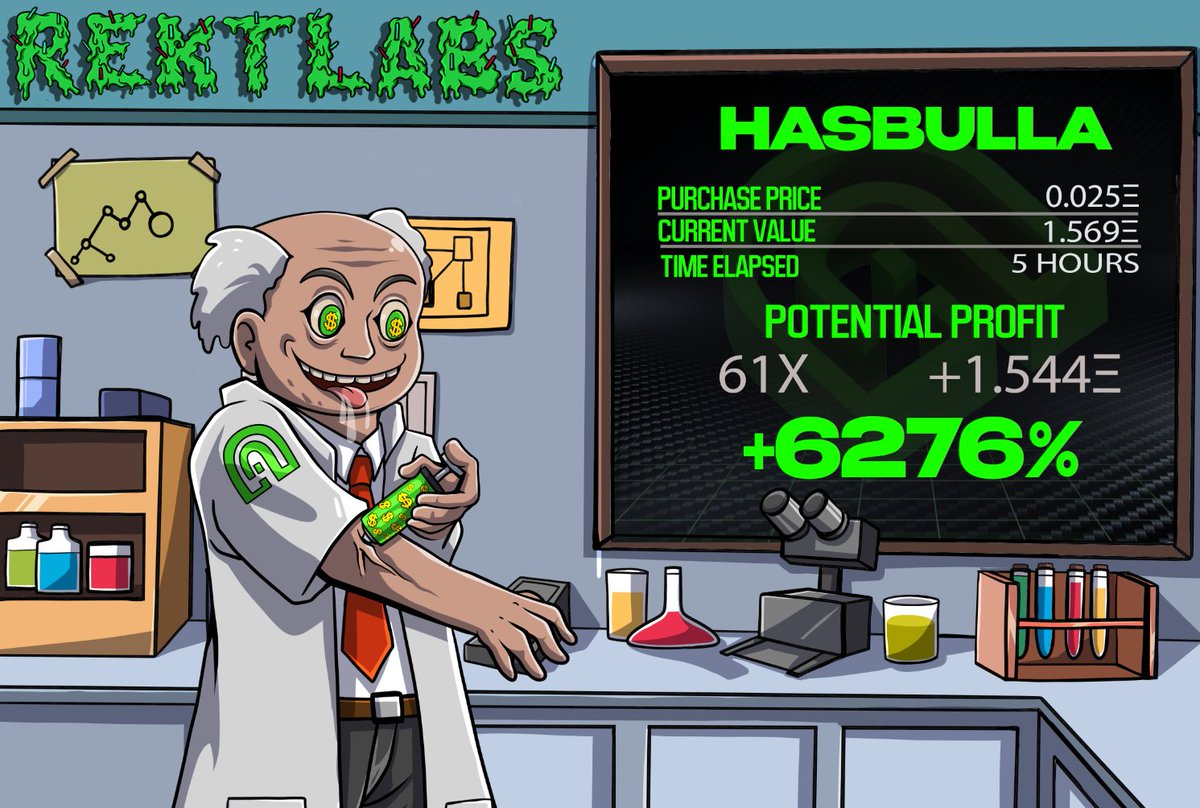 alpha_gardeners's tweet photo. REKT Labs 🧵 

Bullish Deployer strikes again! 🐂

$hasbulla coin, profit over 6276% from our ping!📈
and with our new update we manage to be early in this call 💰

With our bots 🤖 you will not miss another moon coin !  🧑‍🌾 https://t.co/En6rQKswl1