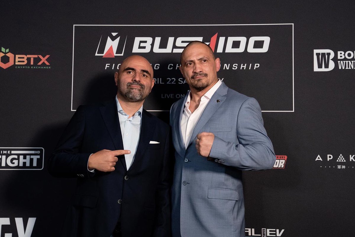StrikinGokhan's tweet photo. Such an amazing night to be remembered. It was an honor to share this project (and many more to come) with my brother/partner Lubomir Guedjev #StayTuned ๐ค๐ผ
Special S/O to the only one Grant Waterman๐๏ธ
#MMABushido88 #MMABushido #MMA #GYSE3 #LGSE1 https://t.co/JtTmFm3Muf