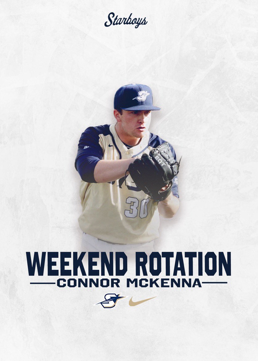 Baseball_UIS's tweet photo. Our rotation in Kirksville 🔥

#StarBoys | #ProtectThePrairie https://t.co/0OkVL4g9ie