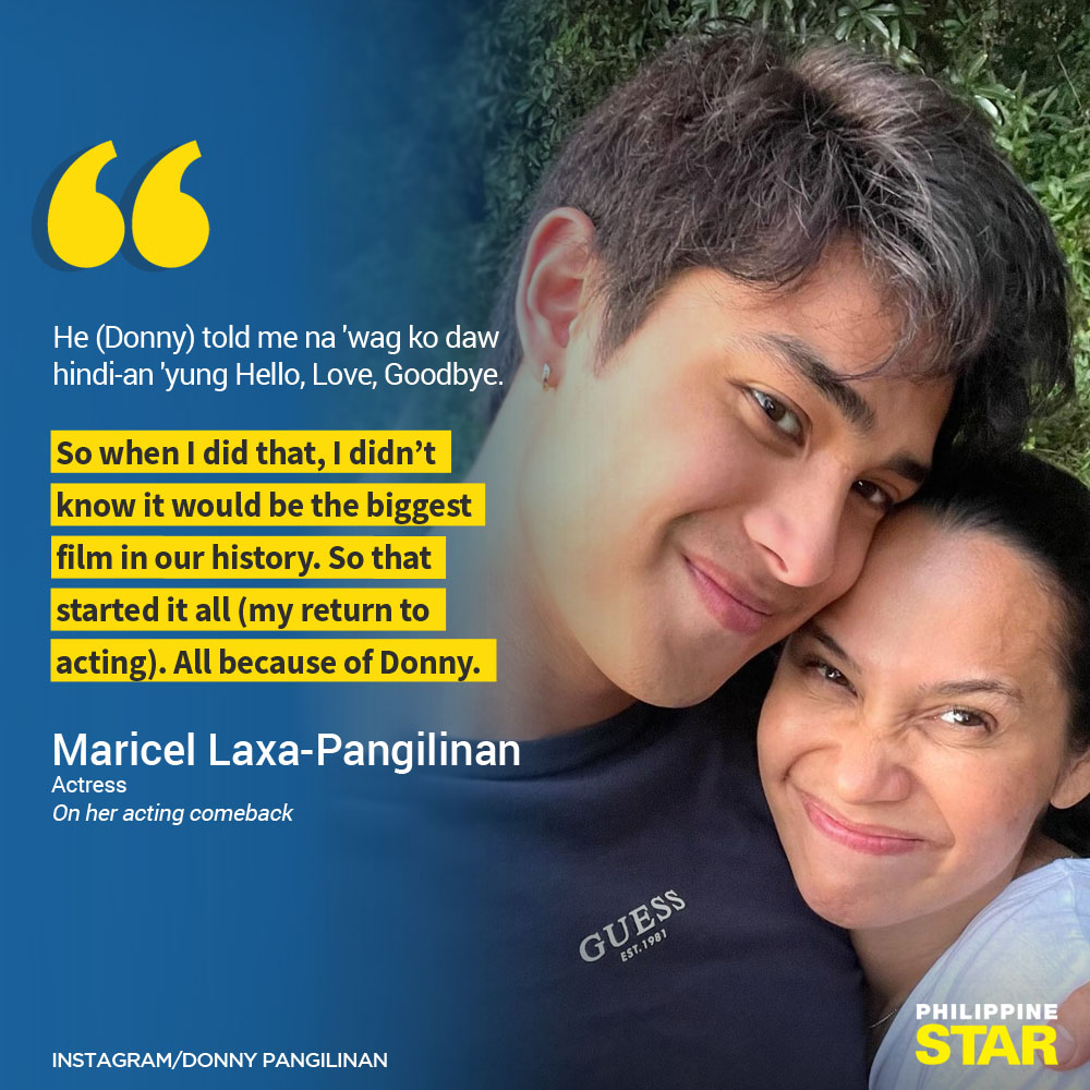 The philippine star on twitter all because of donny actress maricel