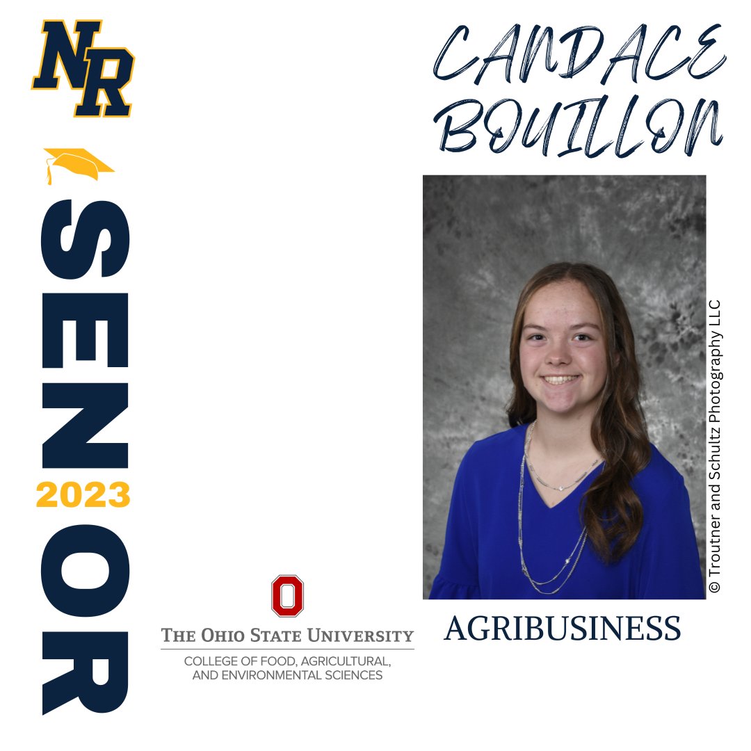 NewRiegelSchool's tweet photo. Our 2023 Senior Spotlight today focuses on Candace Bouillon. Congratulations, Candace! https://t.co/KKutXPeSkx