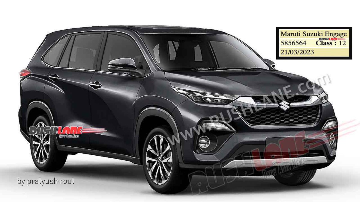 rushlane's tweet photo. Maruti Engage Name Trademarked – Is It Rebadged Innova Hycross? https://t.co/AE5NK5mKaY https://t.co/UVw9q2U4Cv