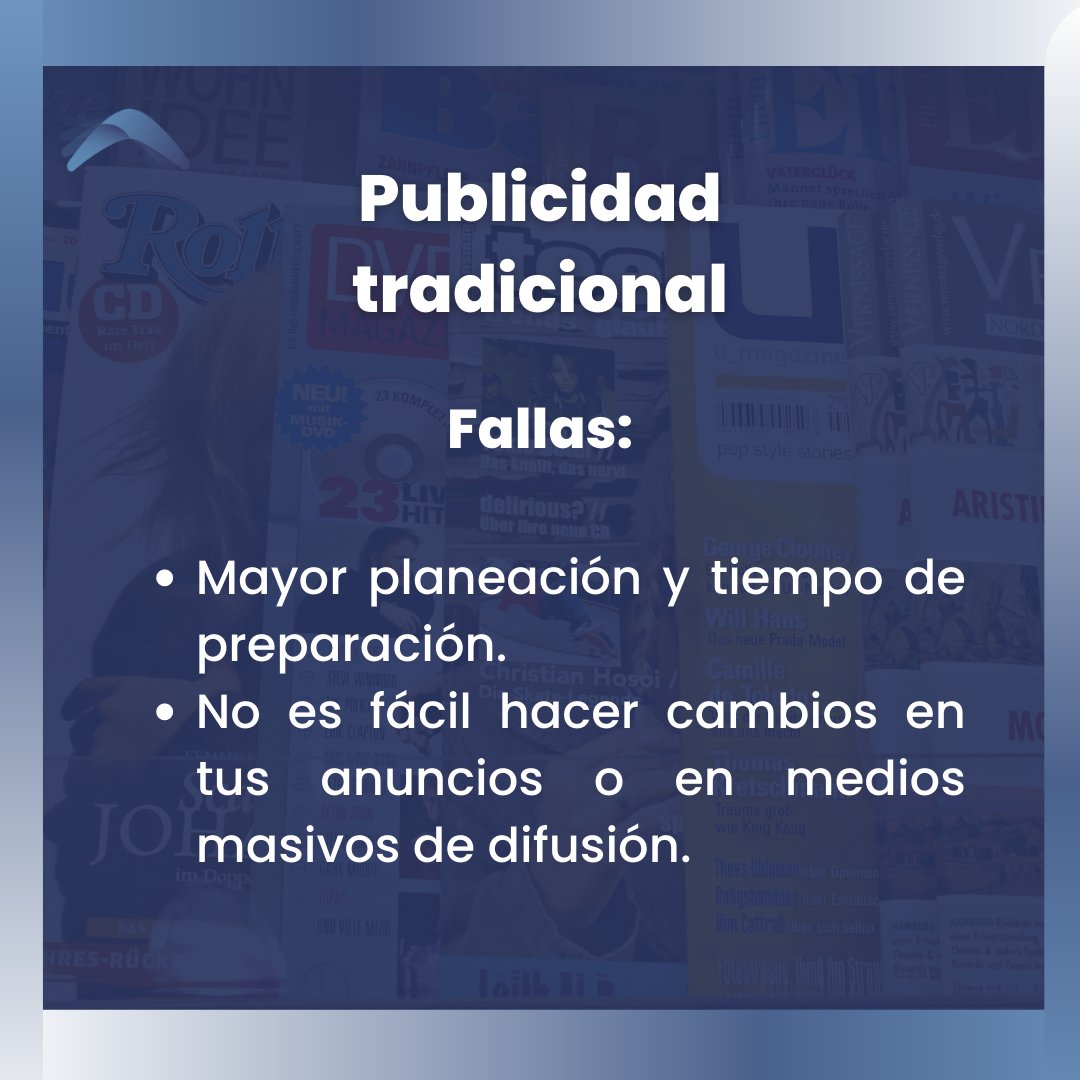binmotionmx's tweet photo. ¿ Has pensado en las fallas que puede haber con la publicidad tradicional y las ventajas que habría para ti utilizando marketing de contenido en tu empresa? 🤩 https://t.co/C6lEp1so0N