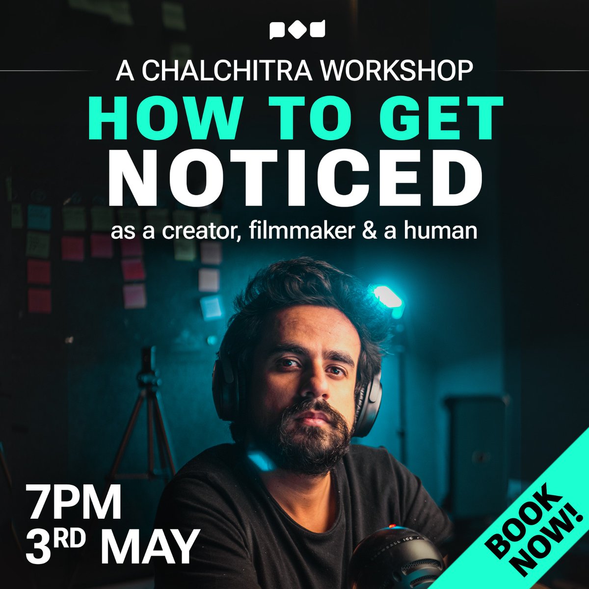 Our first ever workshop in MUMBAI!! 

Where <a href="/MunjalVaibhav/">Vaibhav Munjal</a> will give tips and tricks which can help you ace the game of getting noticed. From content creation to self-distribution, he'll talk about it all :) 

Book tickets here : chalchitratalks.com/event-details/…
