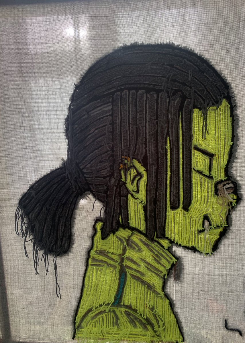 nameless_ryann's tweet photo. Always trust the process 🙏🏼@trueIMCMPLX work unlocked something i never knew I could do but the @0n1Force  rug is so clean I thought I would show the different stages to completion #0N1ForceCCC #Nft #0n1Force https://t.co/QRGmIVhX23