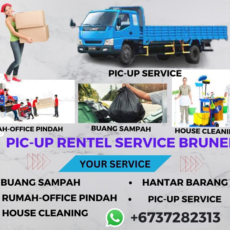 Rental pickup Brunei 
Assalamualaiku boss

👉Our Service 
👉Rental pickup Service 
👉pindah rumah
👉house cleaning
👉Buang sampah
💥Than line works👈
📲📞whatsapp call
+673-7282313