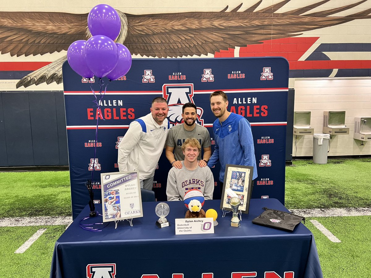 Signing Day, officially still an Eagle 🦅 
Proud of you bud!💜💛💜 <a href="/ArcheyDylan/">Dylan Archey</a>