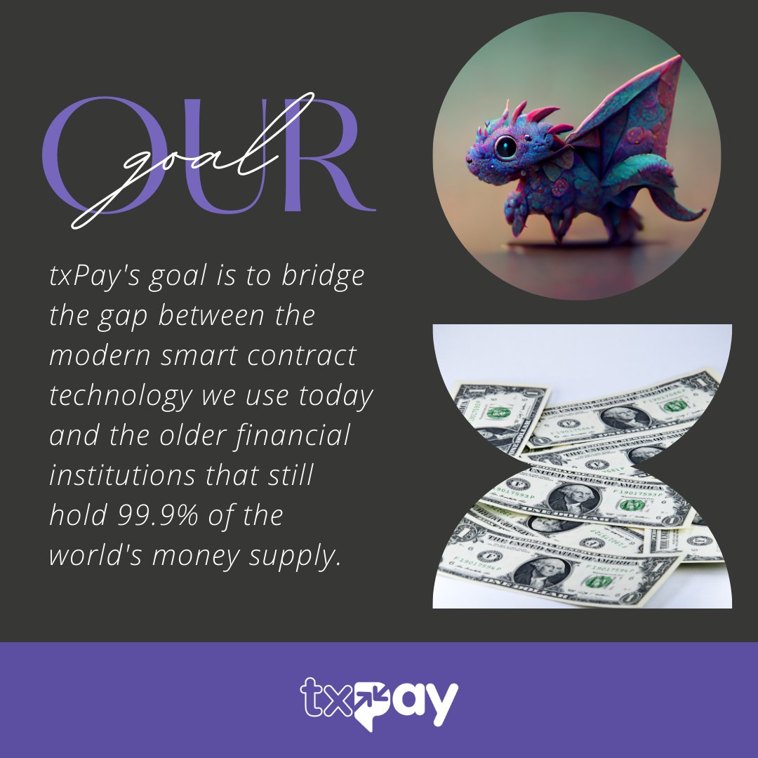 txPay's goal is to bridge the gap between the modern web3 technology we use today and the older financial institutions that still hold 99.9% of the world's money supply.

Visit the linktree in our bio!

#NFT #Algofam #txPay #Zilfam #crypto #debit #CreditCard
