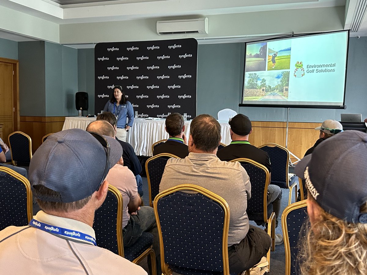 ⁦<a href="/EnviroGolf/">EGSA</a>⁩ up presenting to the attentive group on day 3 of ⁦<a href="/SyngentaTurfANZ/">Syngenta Turf ANZ</a>⁩ SIC LIVE Tour. Walk next up to visit the proposed Innovation Centre site.
#innovation