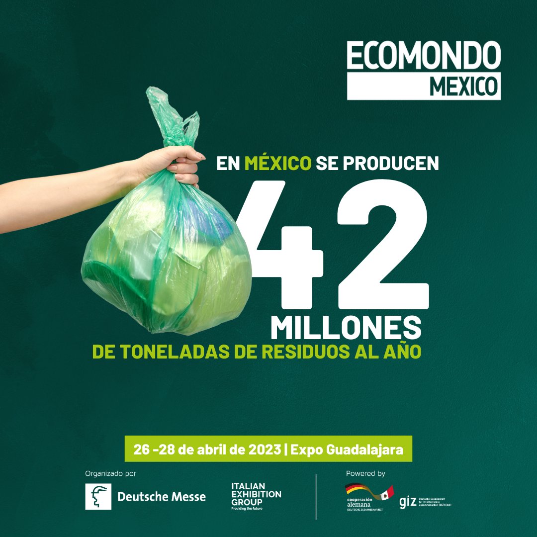 ¡No te pierdas nuestra cobertura de #Ecomondo México! 🌎🌐

Aún puedes registrarte: hfmexico.mx/ecomondo/ 

📆Hasta el 28 de abril
📍Jalisco
✅Organiza: 
<a href="/EcomondoMx/">Ecomondo México</a> y <a href="/HannoverFairsM/">Hannover Fairs México</a>