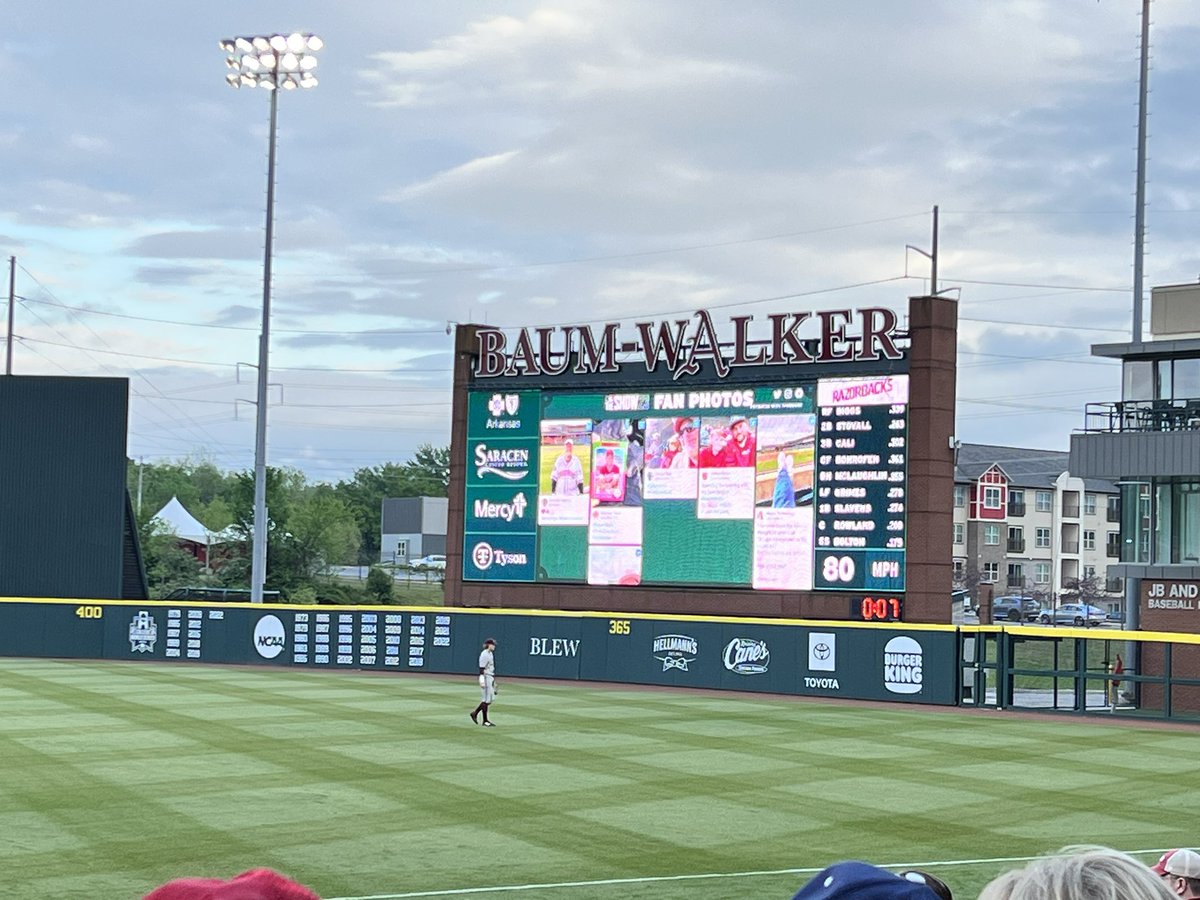 coach_jsbrown's tweet photo. I have an excited young man! He has been wanting the Show23 and tonight he won it at the @RazorbackBSB game! #ThisIsBaseball #BaumShow #WPS https://t.co/iFsINcuUIx