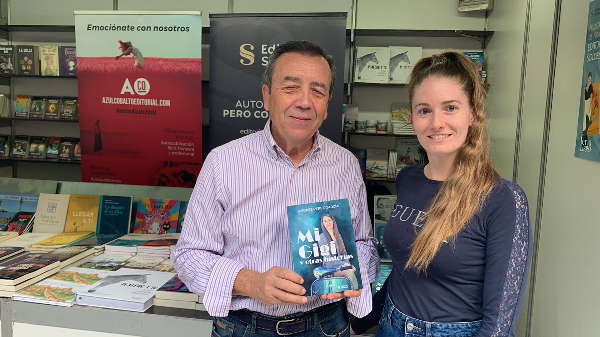 ESoldeSol's tweet image. Nuestra autor Andrés Pérez firma su obra "Mi Gigi y otras historias" está firmando ejemplares de su obra en la #feriadellibrodealmeria ❤️❤️
#familiasoldesol
@andresperezgarcia2021