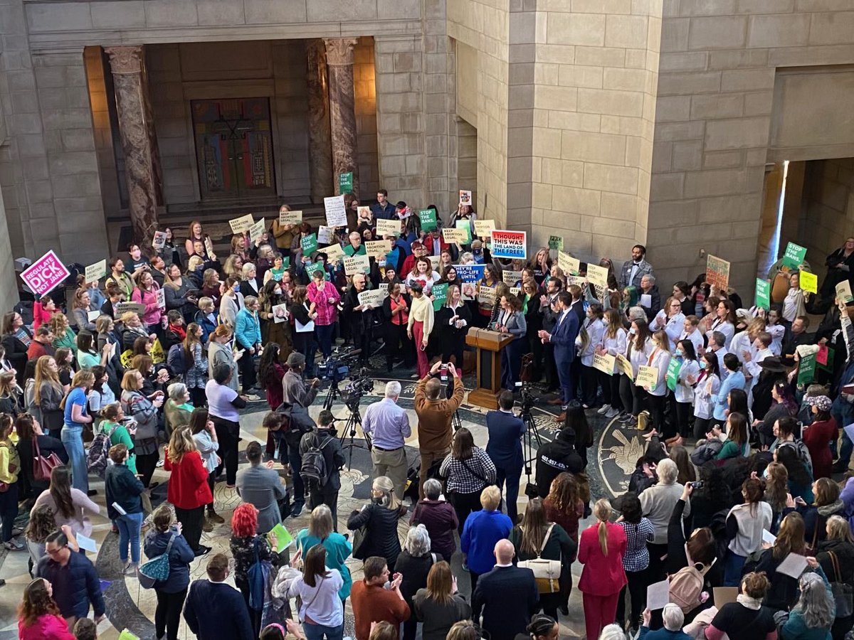 Abortion remains safe and legal in Nebraska. These decisions should always stay between women and their doctors. Many thanks to my colleagues and all of the advocates who stood up for reproductive freedom today.