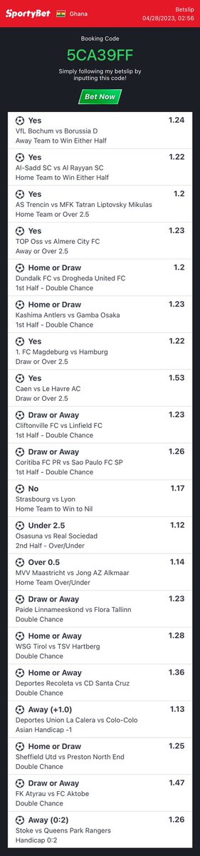 StreetsCaptain's tweet photo. 5CA39FF - 70+ Odds 
EDIT AND PLAY

#Betresponsibly 
Telegram - https://t.co/izQBjXEogT https://t.co/FDsQtdrDvy