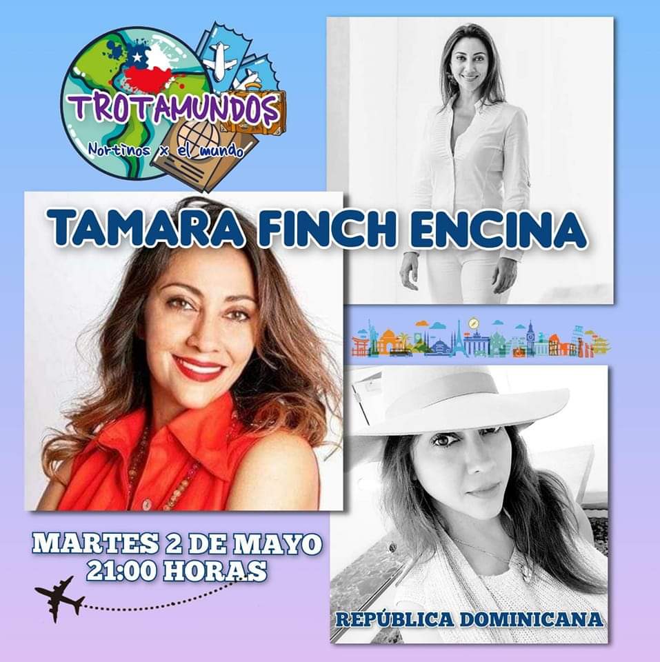 loa_toco's tweet photo. Este martes 2 de mayo a las 21 horas viviremos el segundo capítulo de "𝐓𝐫𝐨𝐭𝐚𝐦𝐮𝐧𝐝𝐨𝐬, 𝐍𝐨𝐫𝐭𝐢𝐧𝐨𝐬 𝐩𝐨𝐫 𝐞𝐥 𝐌𝐮𝐧𝐝𝐨" y nuestra invitada será Tamara Finch Encina, en vivo desde República Dominicana. https://t.co/5isBpP58BM