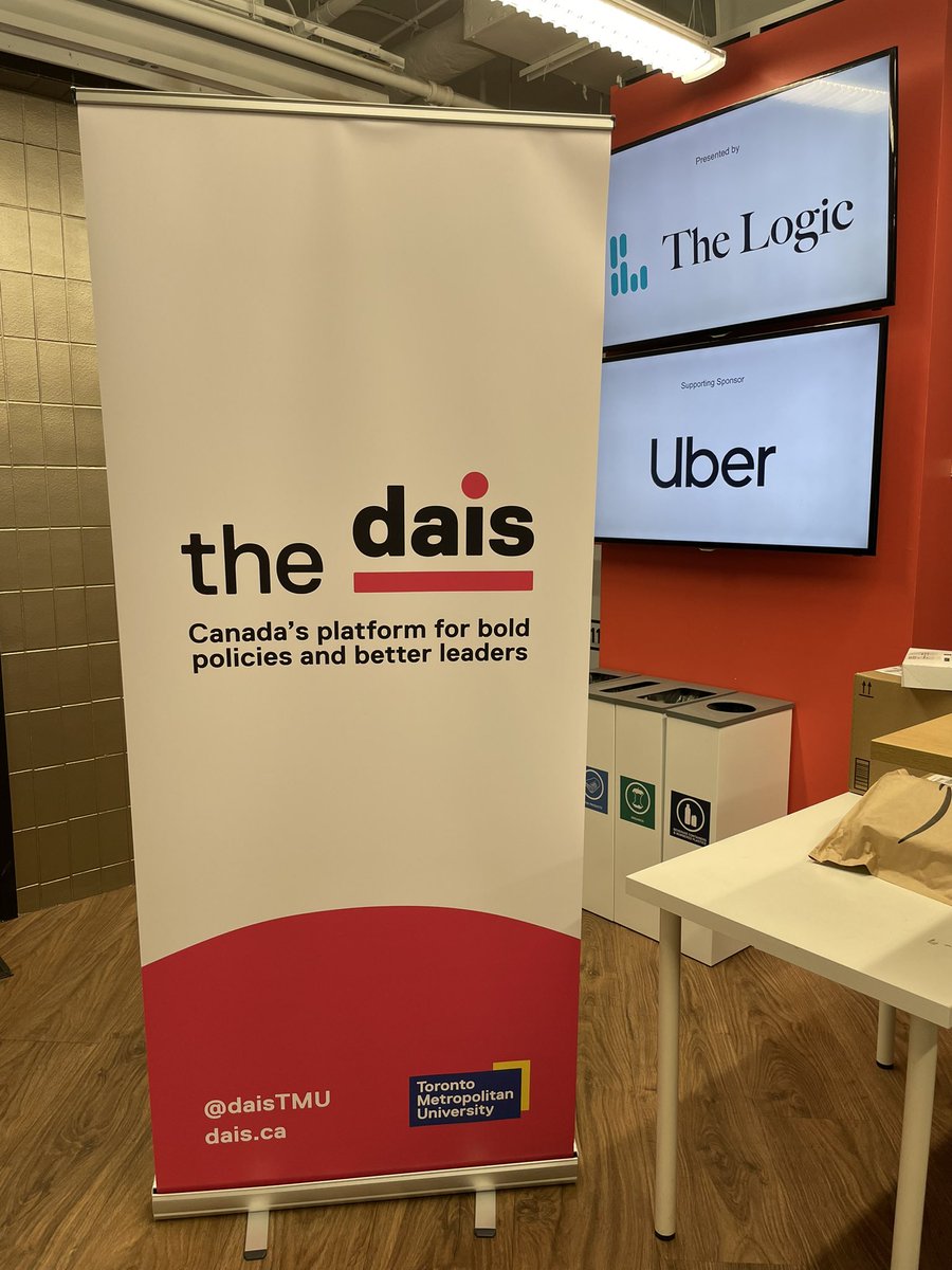 daisTMU's tweet photo. You came, you wonked and you saw us unveil our new name. We are The Dais, Canada’s platform for bold policies and better leaders. Thank you all for coming out to @WonkProm 2023 we hope to see you again very soon! https://t.co/o2VGWDIXFr
