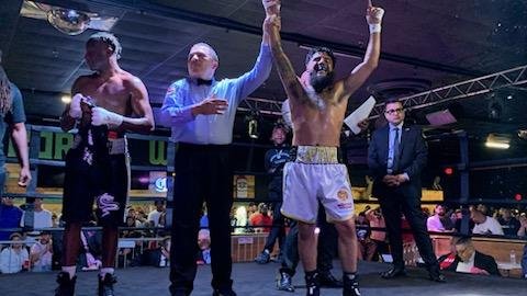 Congratulations to Misael Gomez <a href="/theogcap/">Captain⚓️</a> on going 3-0. He won a unanimous decision. It's a great time being your cutman for this fight and look forward to your next fight.