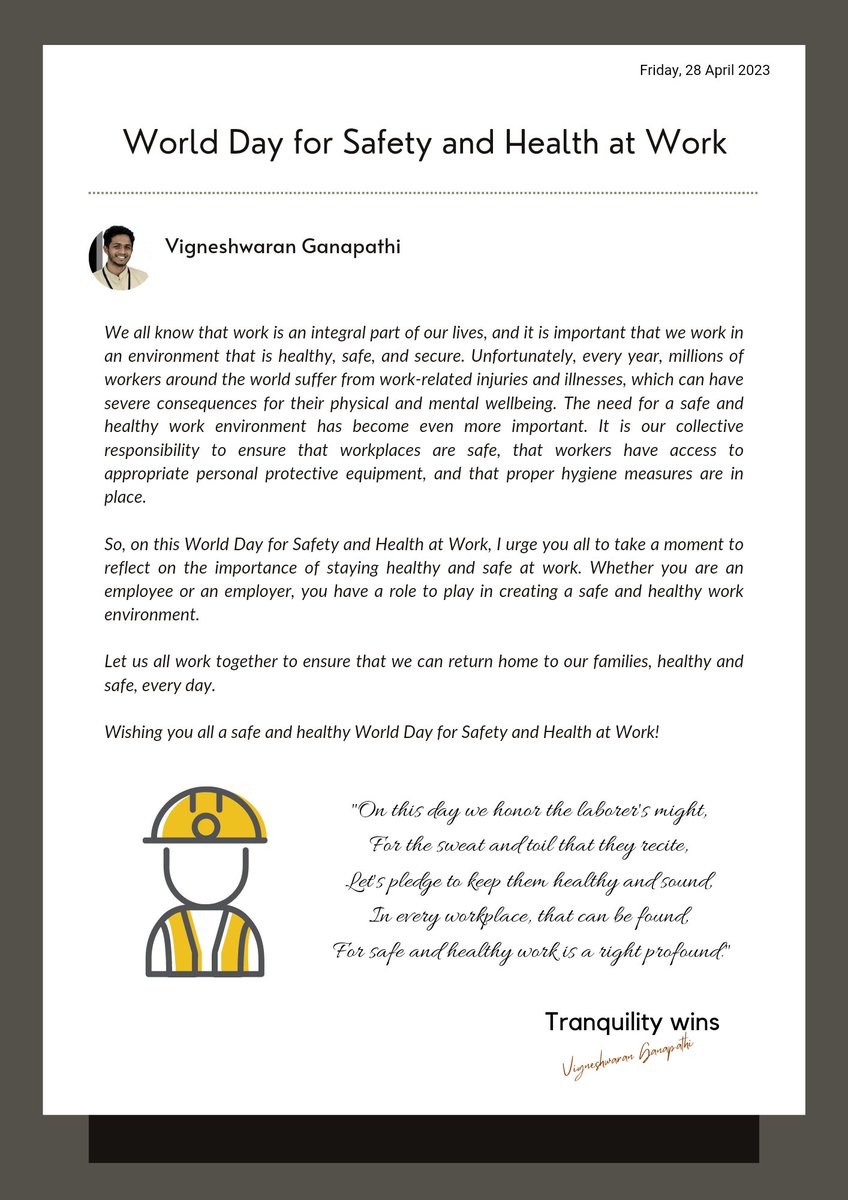 VIGNESHWARAN GANAPATHI tweet media