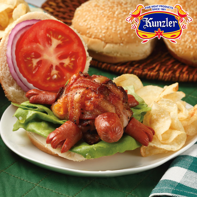 Fire up the grill, gather your friends and cook up some fun and delicious Bacon Turtle Burgers. Happy National Hamburger Day! #NationalHamburgerDay #RecipeShare #KunzlerRecipes kunzler.com/recipe/bacon-t…