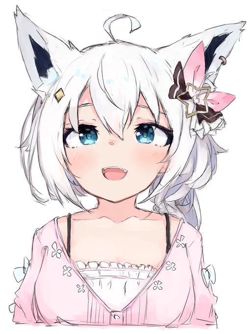 【ホロライブ白上化計画】 No.1  白上フブキ×ときのそら #絵フブキ