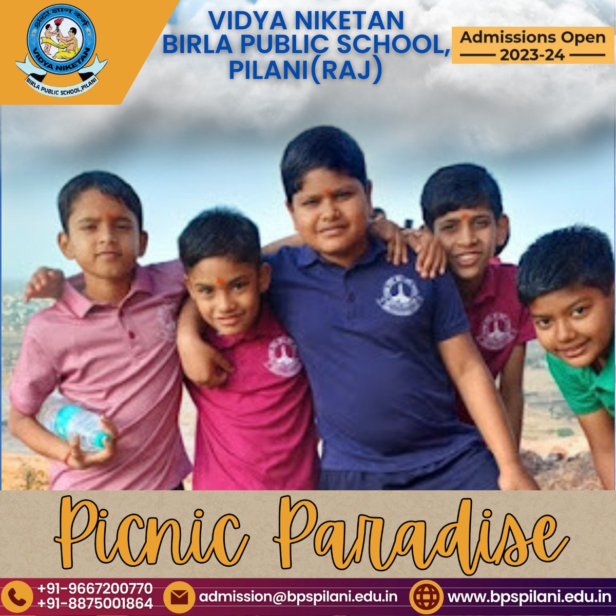 vnbpspilani's tweet photo. Admissions Open for Session 2023-24 at Birla Public School Pilani-Rajasthan
#betpilani #bestboardingschool #vinoba #vinian #bpspilani #boysboardingschool #residentialschools #rankingschools #schoolsinrajasthan #pilanischool #Registrations #RegistrationOpen #activities https://t.co/o2DkREAPPj