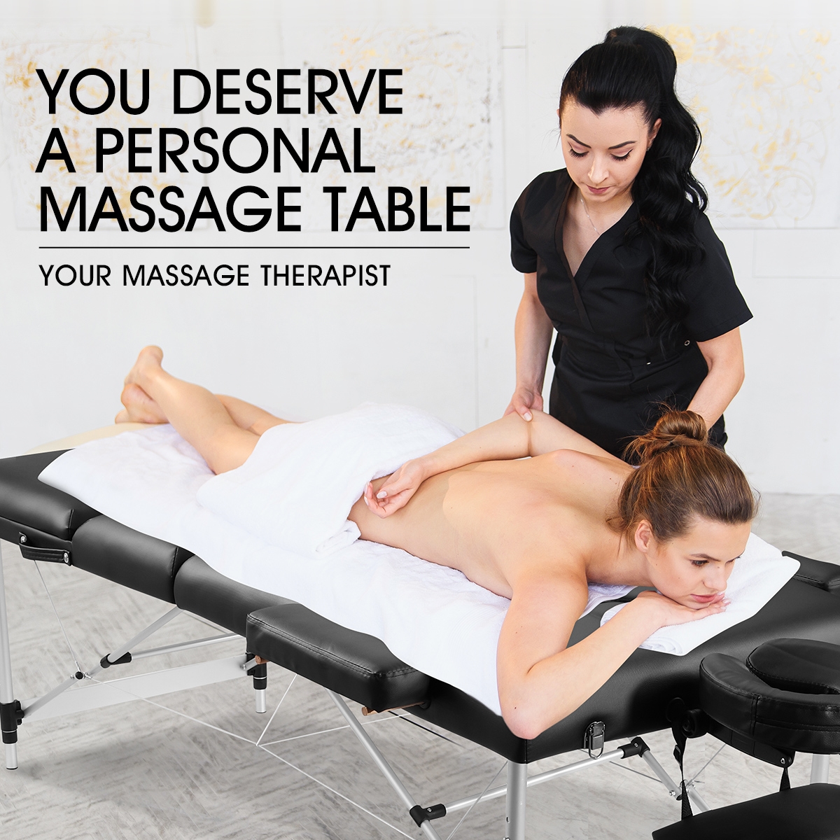 CrazySalesAus's tweet image. 75cm Aluminium Massage Table Bed Therapy Equipment-Black bit.ly/3HkSD1F #massagetable #chronicpain #therapy #home
