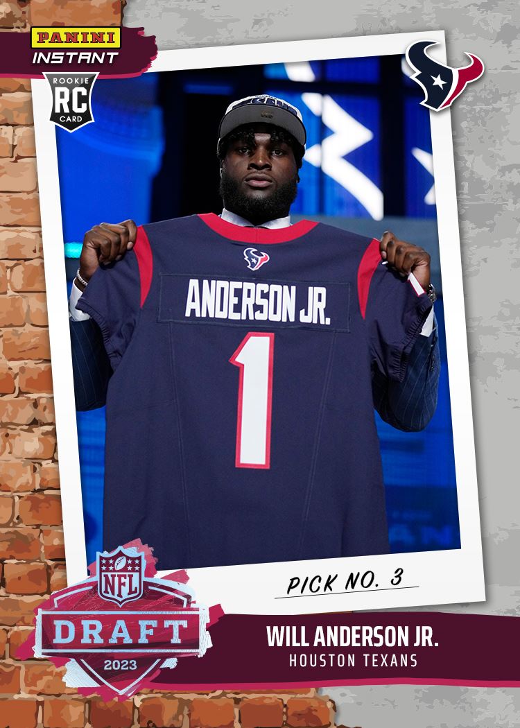 William Anderson jr (@will_anderson28) on Twitter photo H-Town! I couldn't be more ready to join the Texans family. It's time to get to work 💪 #WeAreTexans
🤝 <a href="/HoustonTexans/">Houston Texans</a> #NFLDraft
Check out my 1st Panini Instant Rookie card here! #PaniniNFT #RatedRookie qr.paniniamerica.net/2ksjw_em H-Town! I couldn't be more ready to join the Texans family. It's time to get to work 💪 #WeAreTexans
🤝 <a href="/HoustonTexans/">Houston Texans</a> #NFLDraft
Check out my 1st Panini Instant Rookie card here! #PaniniNFT #RatedRookie qr.paniniamerica.net/2ksjw_em