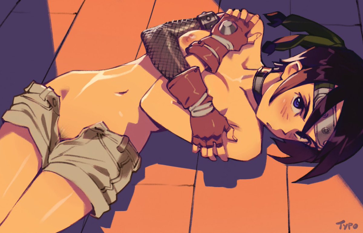 Typpo8's tweet photo. Warmth + Yuffie https://t.co/1MHVDuEriF