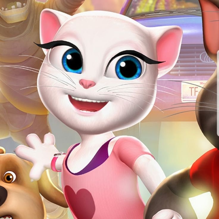 these characters are trans on Twitter "angela from 'talking tom and