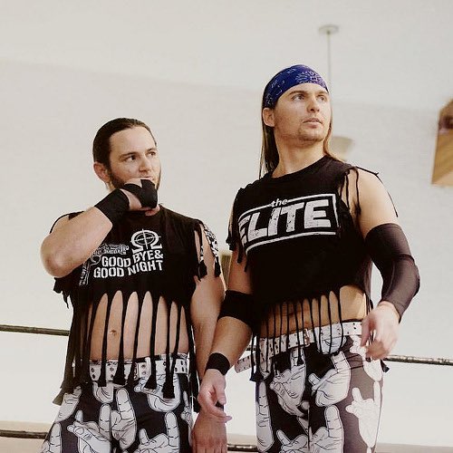 YoungBucksDaily's tweet photo. #TBThursday #YoungBucks #MattJackson #NickJackson #theELITE #SuperKickParty #BTE #AEW https://t.co/WEhJYbKDG2