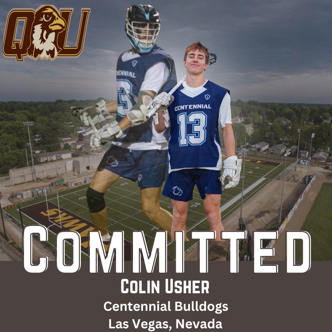 UsherSons's tweet photo. The twins are all set for some college lacrosse at D2 Quincy University https://t.co/k7evOMnO38