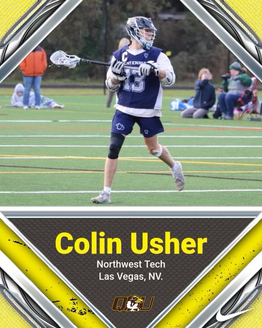 UsherSons's tweet photo. The twins are all set for some college lacrosse at D2 Quincy University https://t.co/k7evOMnO38
