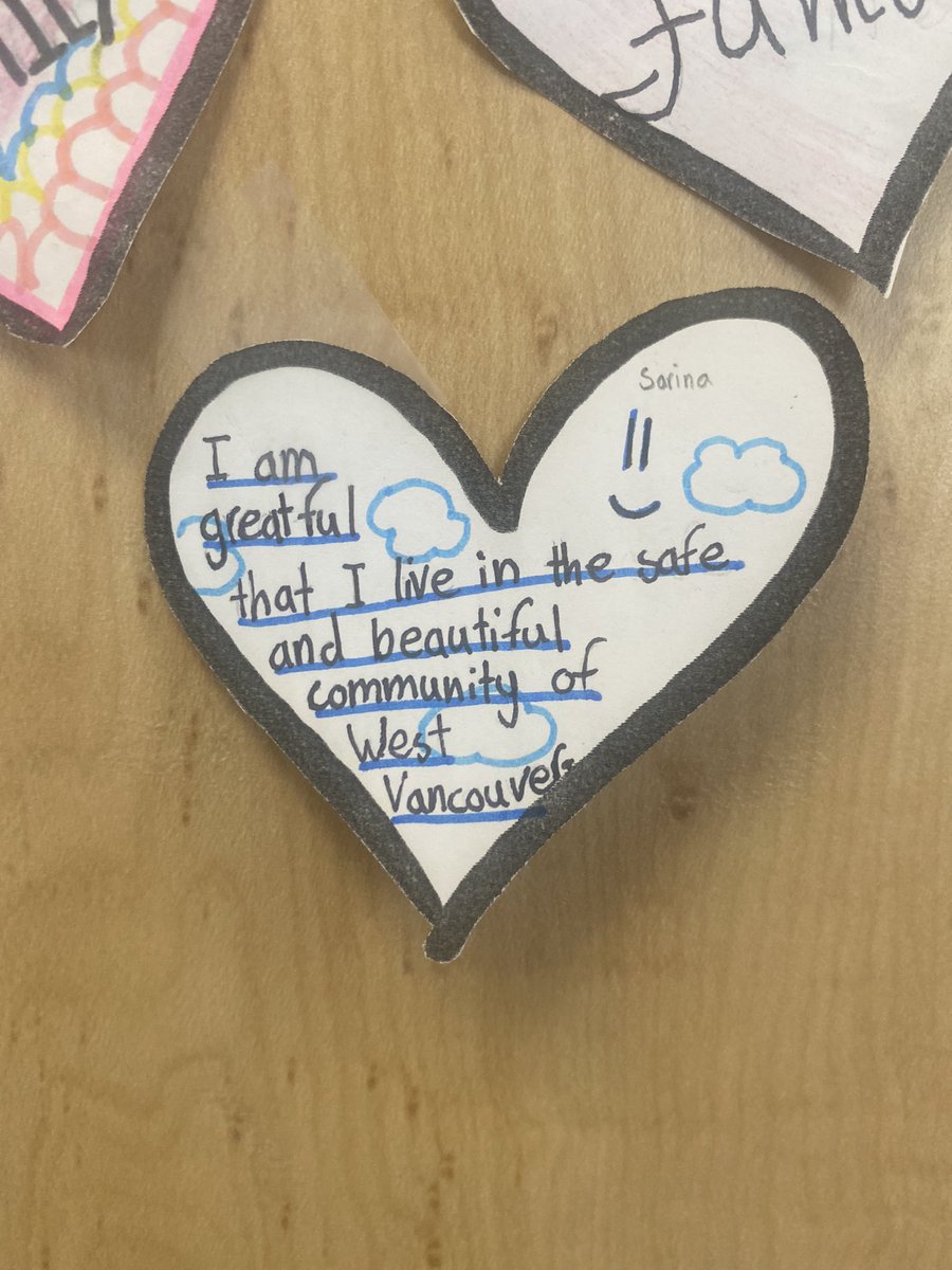 HollyburnSchool's tweet photo. Just one example from our #do1giveday. Students spent this week spreading acts of kindness and gratitude across the community! #westvaned https://t.co/1uTO2rcwqo