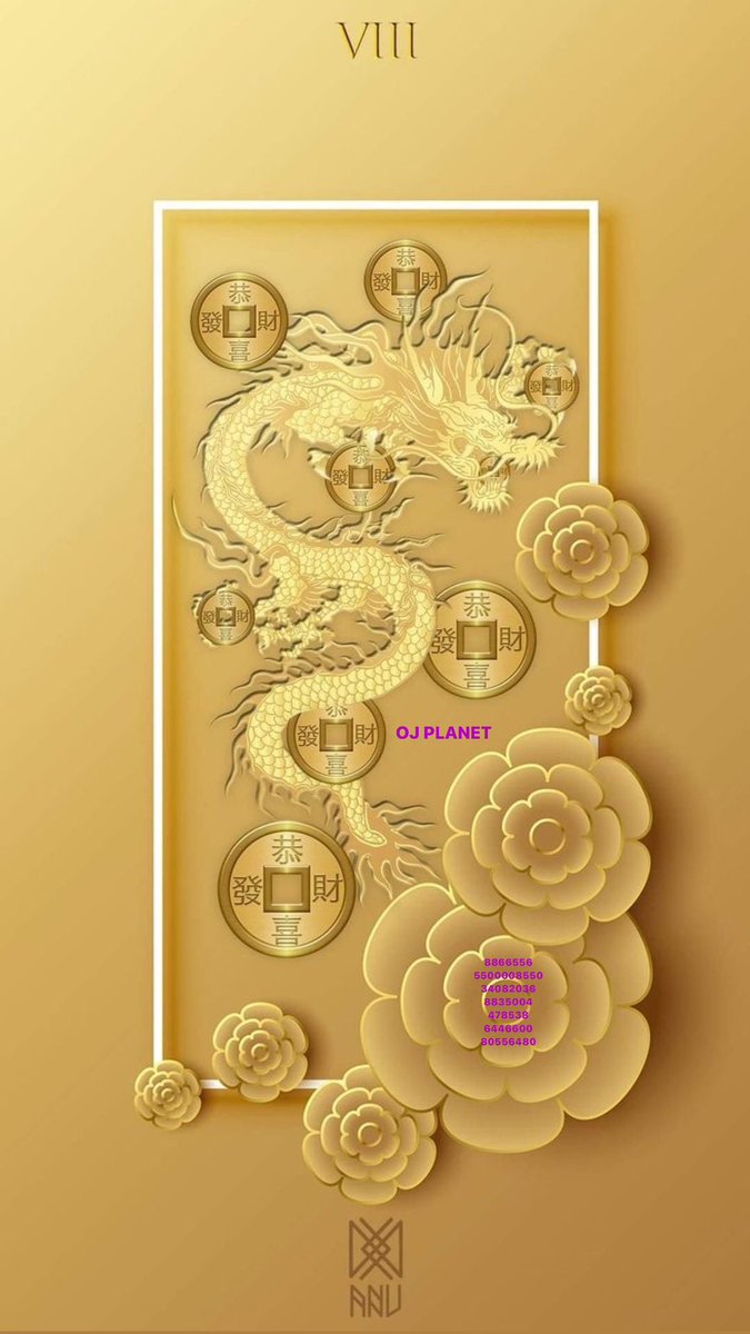 الصورة الجديدة برمز التنين للوفرة المالية 💵 
ملاحظة مهمة / طبق الصورة كخلفية للتلفون او في اي مكان انت حاب ولكن بشرط الساعة 11:00 صباحاً بتوقيت بلدكم وهي ساعة التنين حسب مدرسة الفونغ شوي ( ساعة الوفرة المالية ) 🐉
واذا ما لحقت عادي اي يوم طبقها ولكن الساعة 11 صباحاً بتوقيت بلدك