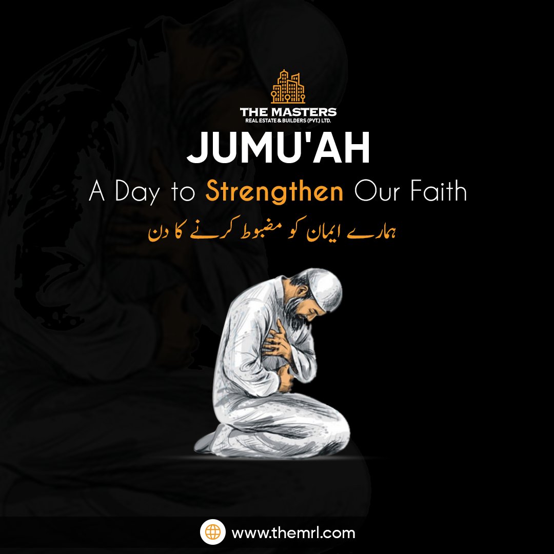 Let us use this day to strengthen our faith and increase our knowledge of Islam, through the teachings of the Qur'an and the Sunnah of the Prophet (peace be upon him).

#جمعہ #جمعہ__مبارک 
#jumamubarak #juma #jumahmubarak #themastersrealestate #themrl #themastersre #friday