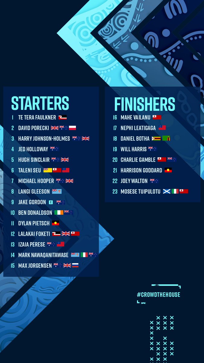 RugbyUnionOnTV's tweet image. Now
#SuperRugbyPacific
#CULTUREROUND
@SuperRugby

@NSWWaratahs v. @Highlanders
#WARvHIG
📺 @SkySports Arena

@SkySportsRugby