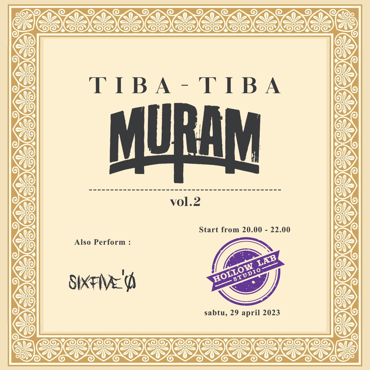 Tiba-Tiba, Muram! #2

Info tertera! Langsung saja luangkan waktu dan siapkan tenagamu, karena Muram akan menembakkan 13 peluru panas tepat ke arah telinga kalian, di dalamnya juga termasuk beberapa amunisi terbaru kami.

The Pit is calling, Kuda Liar!