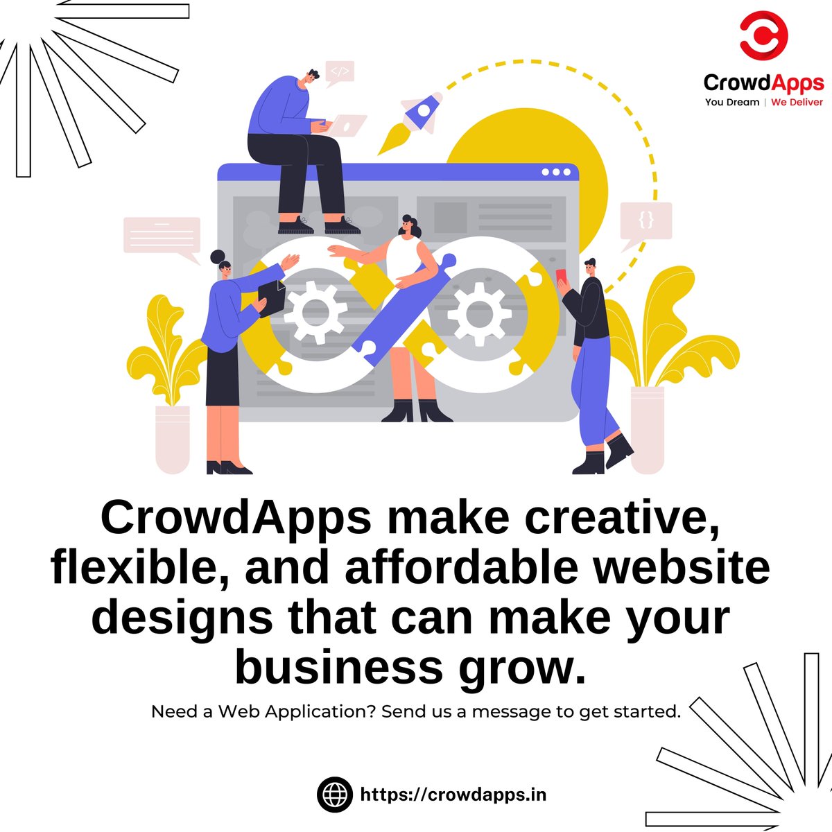 apps_crowd's tweet image. Transform your online presence with CrowdApps&apos; creative, flexible, and affordable website designs. Watch your business grow! 🚀🌟

To know more, visit: crowdapps.in

#crowdapps #healthcare #technology #healthsystem #healthcaresoftware #informationtechnology