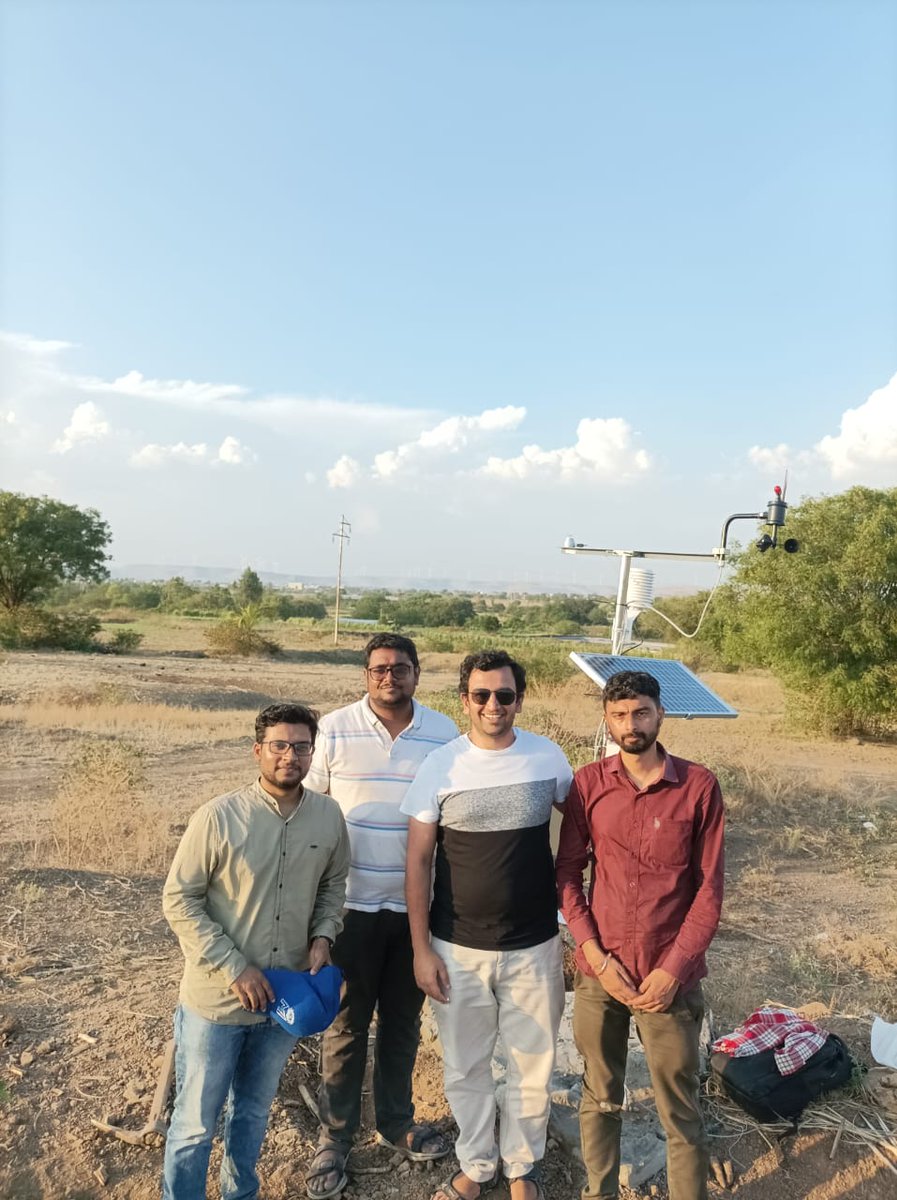subimal_ghosh's tweet photo. The living lab of @ClimateIITB @iitbombay at Kaledhon village,  Satara is getting ready. AWS and soil moisture sensors are now installed.  Thanks to our colleagues and students, Seva Satara, Bhugol and TiH for their hardwork. @v2dixit @KarthikeyanL07 @mayank_clim @IitbTih . https://t.co/ABSShYg6MV