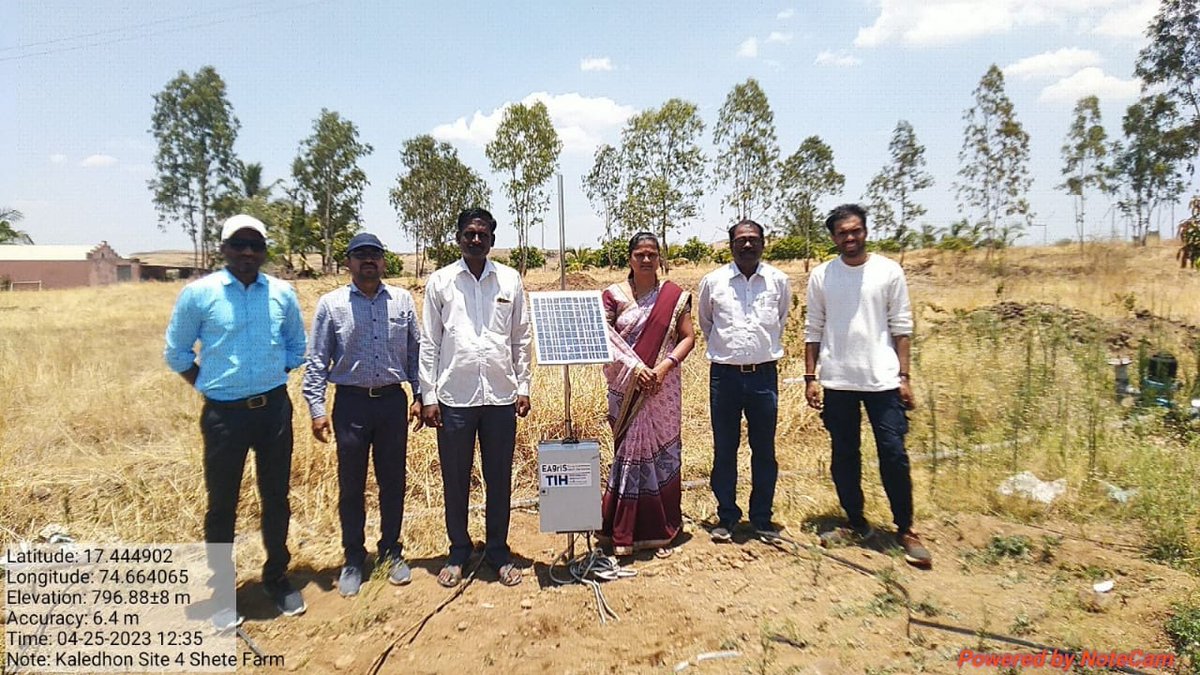 Subimal Ghosh (@subimal_ghosh) on Twitter photo The living lab of <a href="/ClimateIITB/">Centre for Climate Studies, IIT Bombay</a> <a href="/iitbombay/">IIT Bombay</a> at Kaledhon village, Satara is getting ready. AWS and soil moisture sensors are now installed. Thanks to our colleagues and students, Seva Satara, Bhugol and TiH for their hardwork. <a href="/v2dixit/">Vishal Dixit</a> <a href="/KarthikeyanL07/">Karthikeyan Lanka</a> <a href="/mayank_clim/">Mayank Gupta</a> @IitbTih . The living lab of <a href="/ClimateIITB/">Centre for Climate Studies, IIT Bombay</a> <a href="/iitbombay/">IIT Bombay</a> at Kaledhon village, Satara is getting ready. AWS and soil moisture sensors are now installed. Thanks to our colleagues and students, Seva Satara, Bhugol and TiH for their hardwork. <a href="/v2dixit/">Vishal Dixit</a> <a href="/KarthikeyanL07/">Karthikeyan Lanka</a> <a href="/mayank_clim/">Mayank Gupta</a> @IitbTih .