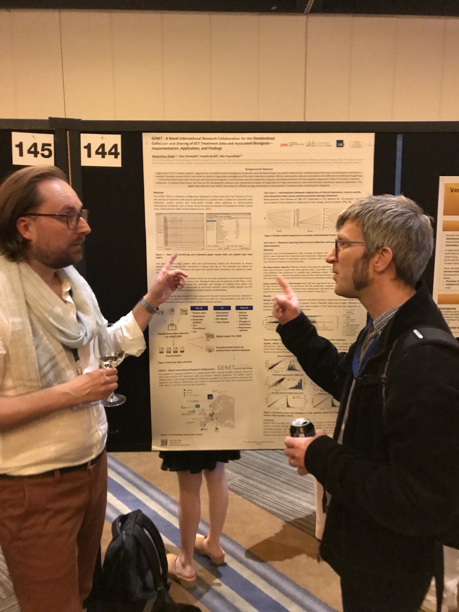 First poster session @SOBP2023 in San Diego. Popular posters By Marlene Spurkeland, Miklos Argyelan &amp; Maximillian Kiebs. Great GEMRIC representation!   <a href="/miklosargyelan/">Miklos Argyelan</a>, <a href="/BergenGEMRIC/">GEMRIC</a>, <a href="/BergenMMIV/">MMIV</a>. Looking forward to tomorrow meeting!