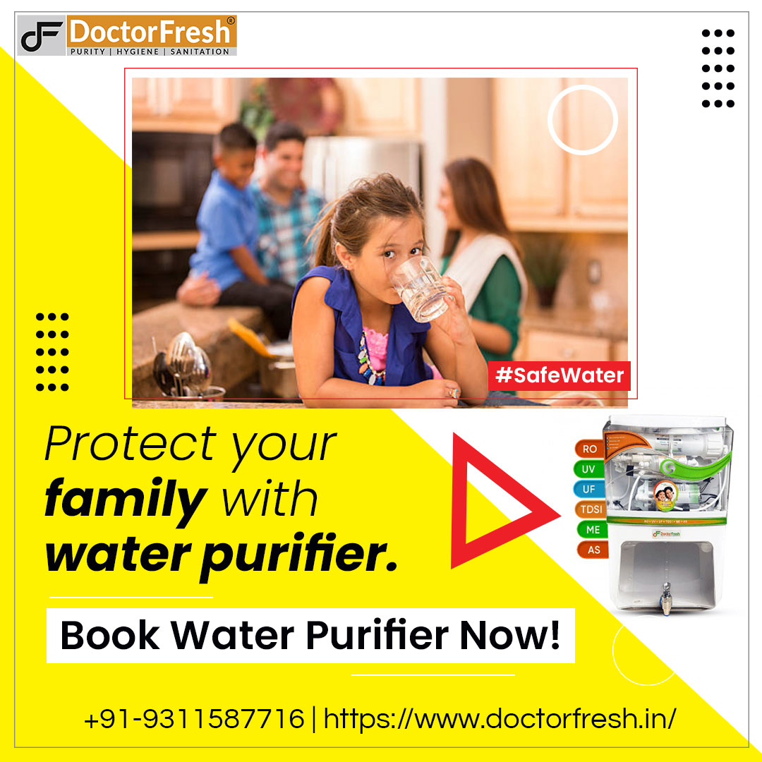 Protect yourfamily with Water Purifier.

☎️+91-9311587716
🌐doctorfresh.in

#purewater #purewatersystem #ROWater #ROWaterPurifier #bestwaterpurifier #roplant #reverseosmosis #IndustrialROPlant
#commercialroplant #doctorfresh