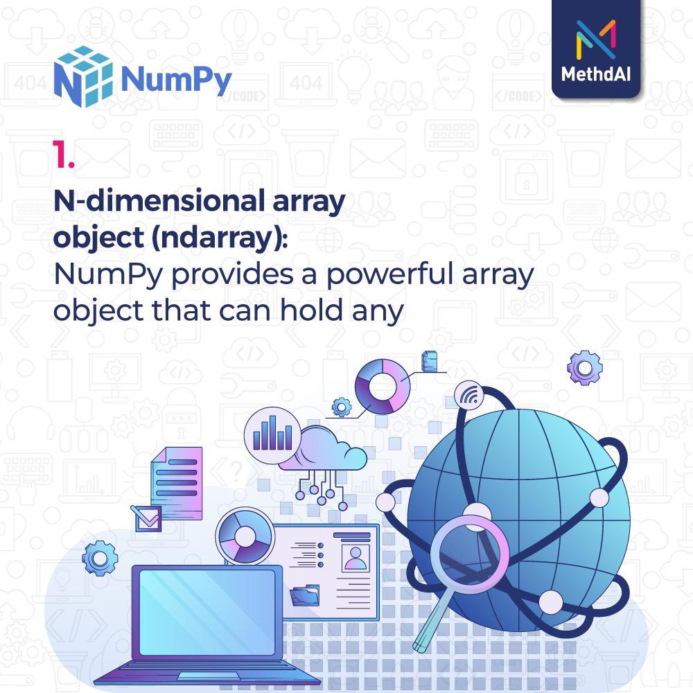 TheMethdAI's tweet image. A Python library used for numerical computing, scientific computing, and data analysis!

Equip yourself with this AI Skill today: methdai.com

#numpy #skillofthemonth #numericalpython #aiskillofthemonth #aiskill #aiknowledge #scientificcomputing #dataanalysis