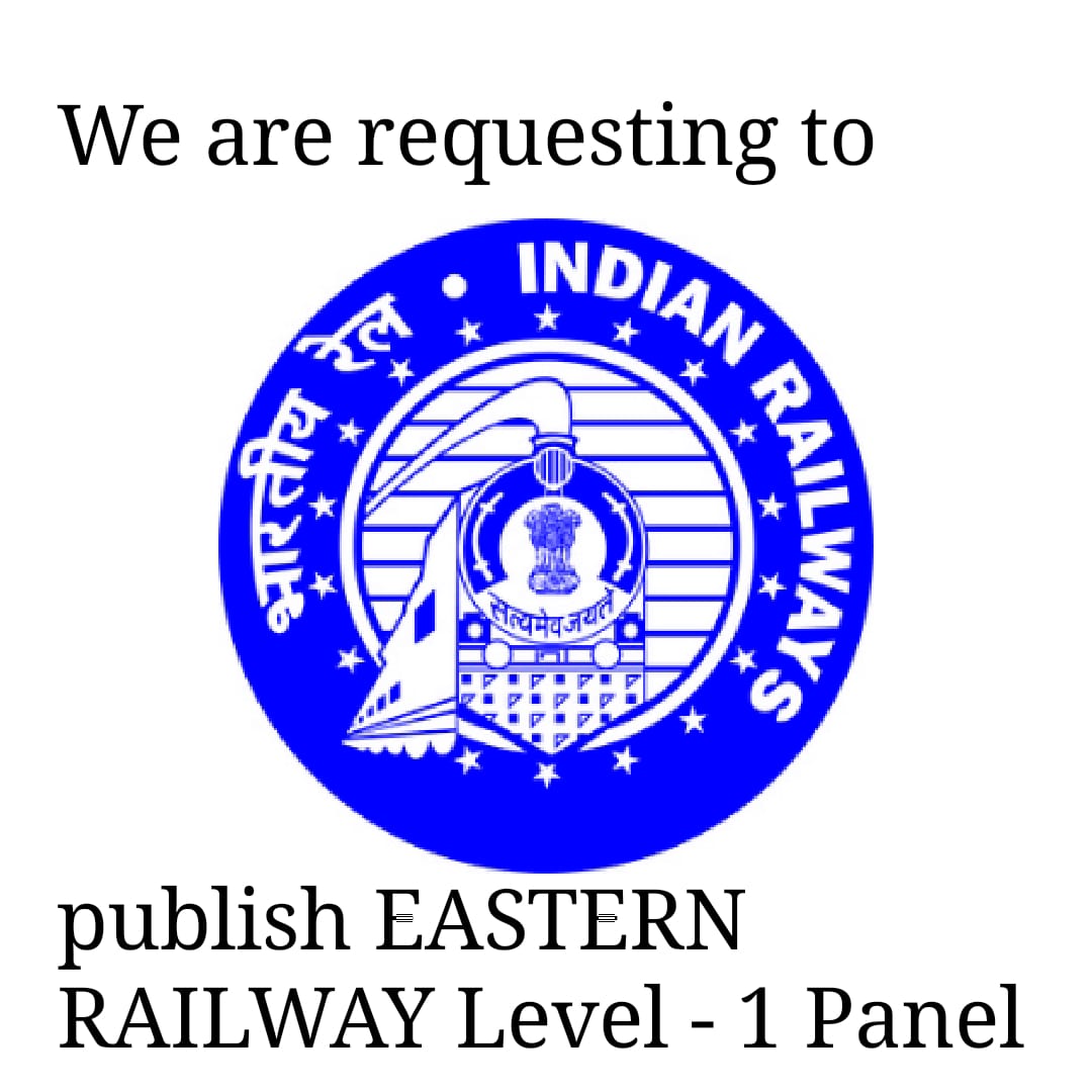 Rahuldutta179's tweet photo. Eastern Railway Kolkata zone is also within India @PMOIndia?
Please think about it sir @AshwiniVaishnaw @narendramodi
already 4year over and every RRC ZONES has been provided panel list except EASTERN RAILWAY KOLKATA. What is our fault?@RailMinIndia
#Declare_RRC_ER_Level1_Panel https://t.co/J6Zz1uyp5L