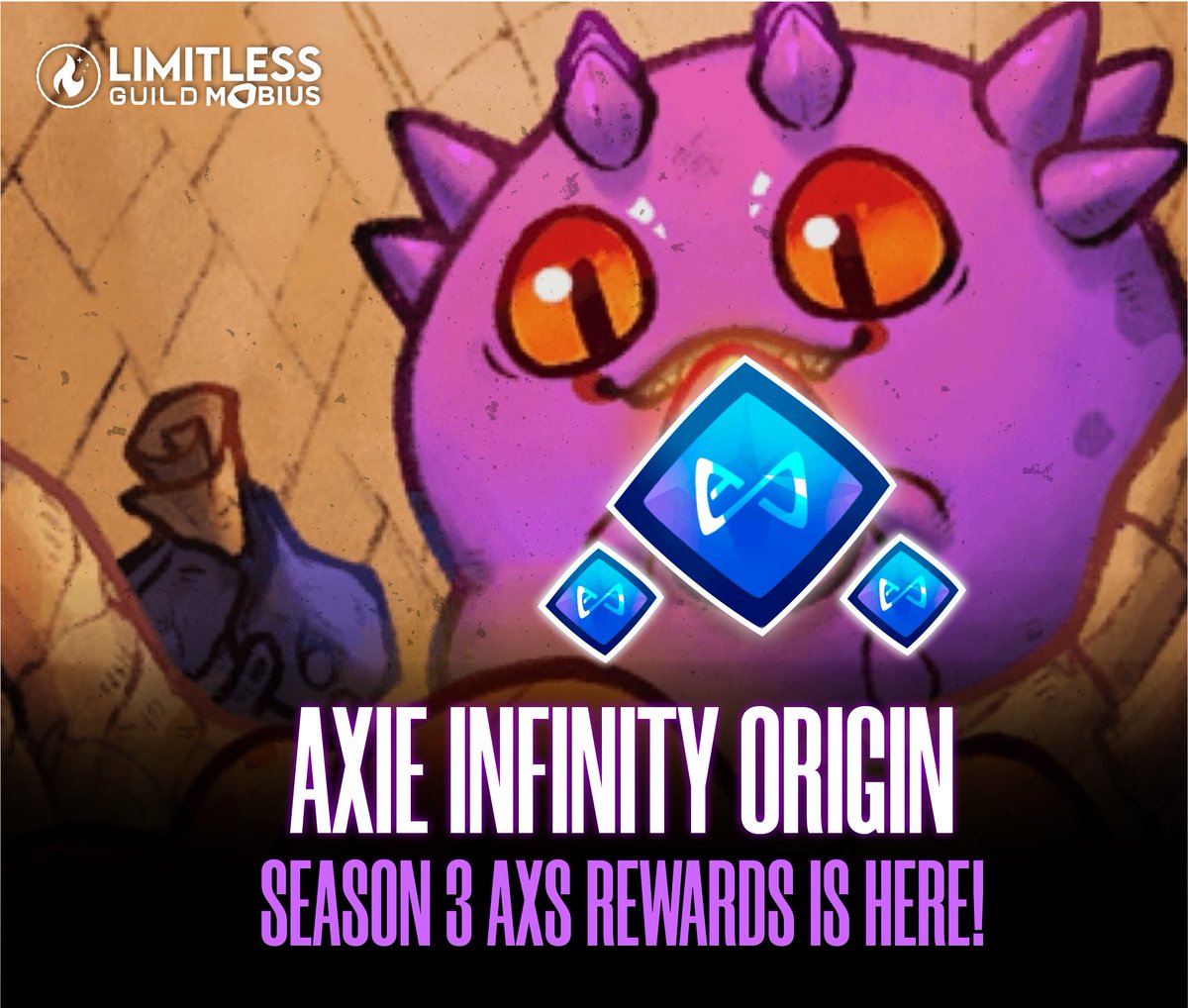 The Wait is Over: Axie Infinity Origin Season 3 AXS Tokens Are Now Distributed to Players! 🔥

Check Here: bit.ly/season3rewards

#AxieOrigins #AxieInfinity
#LLGMobius #LLG