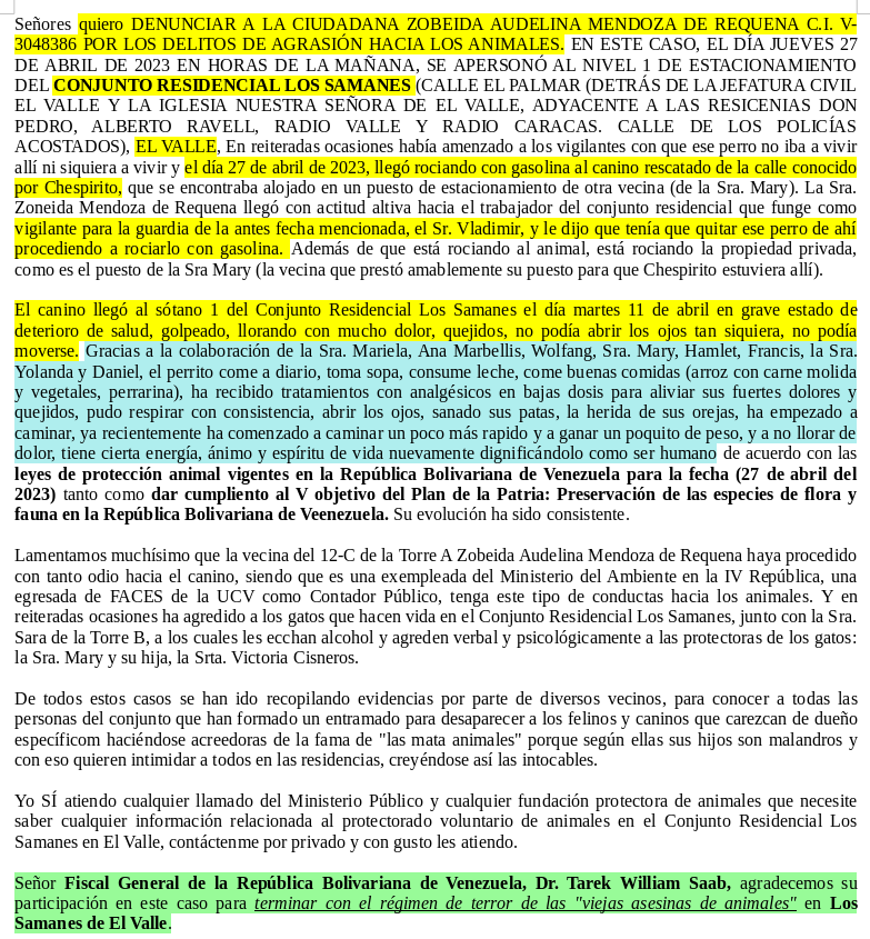 dvanpuff's tweet photo. @MinpublicoVEN
@ProteccionCcs
@MovemosalMundo
@fundafauna
@SomosNevado
@AnimalesProtege

@TarekWiliamSaab por favor atienda este caso del canino Chespirito, fue rociado con gasolina por Zobeida Aurelina Mendoza de Requena el 27 de abril de 2023 en presencia del vigilante Vladimir https://t.co/VGc37PGVYK
