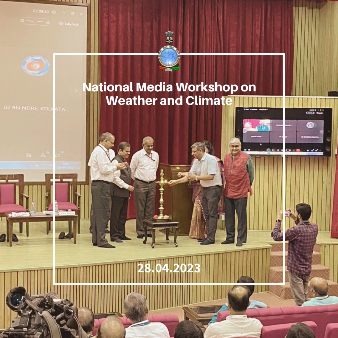 Indiametdept: We are delighted to invite you to be our guest at the inauguration ceremony.

Come and join us live

Link: youtube.com/live/NJtwL8sZF…

#inaugrationceremony  #mediaworkshop #nationalmediaworkshop #weather #climate