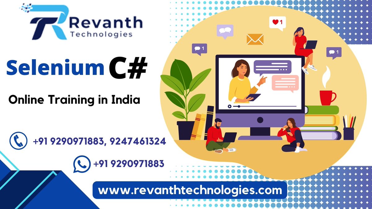 Revanth Technologies provides Online Selenium with C# training with real time experts.
call 9290971883 or 9247461324
#seleniumtesting #seleniumwithcsharp #seleniumcsharponlinetraining #SeleniumCourse #seleniumwebdriver #seleniumautomation #seleniumcsharponlineclasses #selenium
