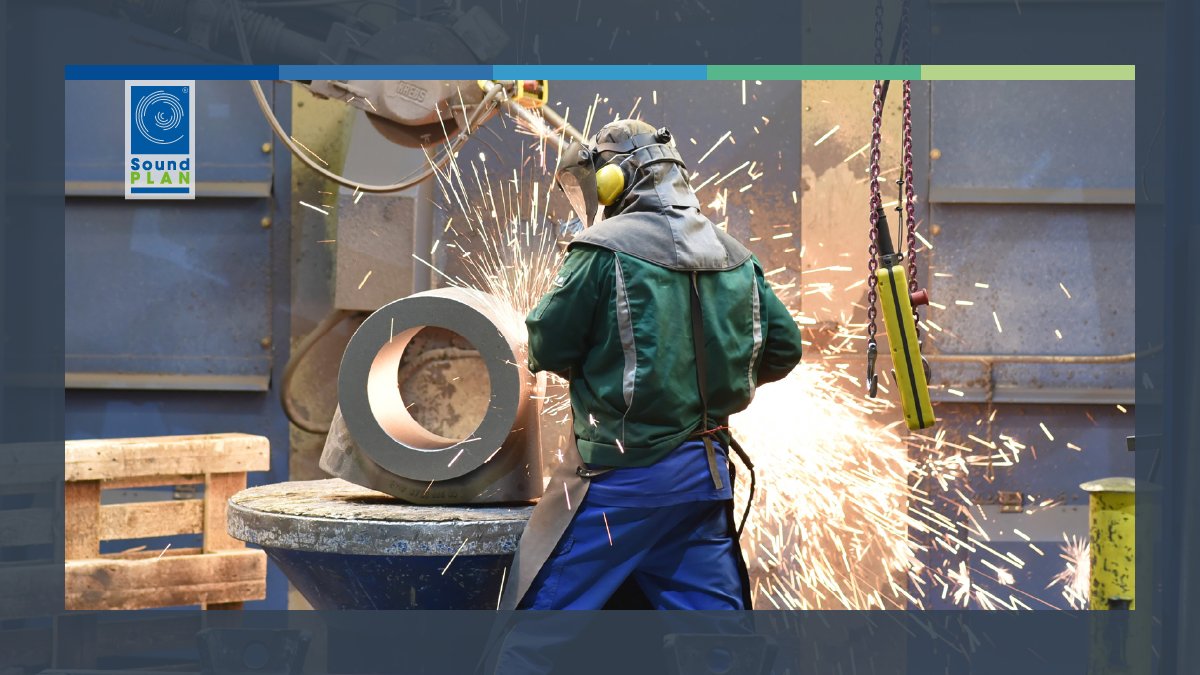 SoundPLANint's tweet photo. On the World Day for Safety and Health at Work, check out the benefits of our software #SoundPLANmanda. This can map and analyze noise levels at workplaces and display the results in an easy-to-follow color-coded map, representing the measurement values. https://t.co/beIA3e9EMj https://t.co/ZV437HgPpi