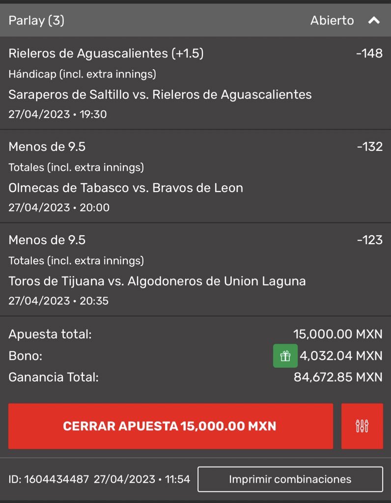 SEÑORES LO LOGRAMOS!!!!!! 🚀

GRACIAS POR CUMPLIR ESTE SUEÑO A MI LADO, DE LA MANO, GRACIAS POR SER DE ESTA AVENTURA🥺

EL MEJOR DIA DE MI VIDA COMO APOSTADOR 😭

+350,000 CON 2 APUESTAS❤️

ME VOY A LA CHAMPIONS, A CUMPLIR OTRO SUEÑO!!!! LOS AMO

tipsterchat.com/premium/Gallit…